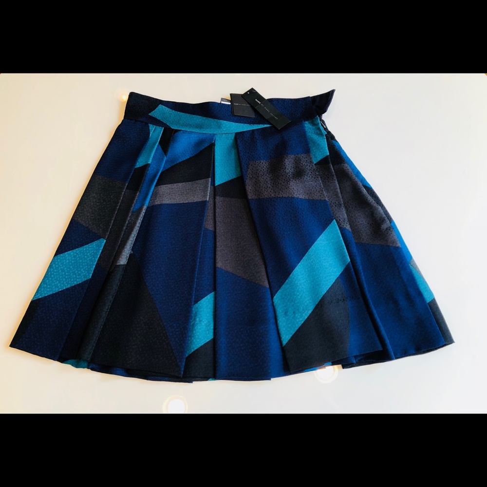 NWT Marc by Marc Jacobs 100% silk skirt, size 12